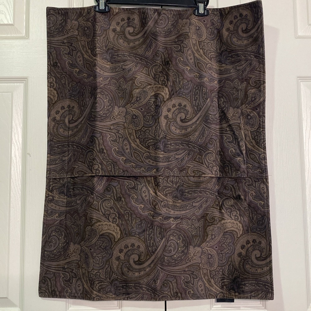 Vintage Pendleton Pillow Case King Sham Floral Paisley Bamboo 100% Wool lot